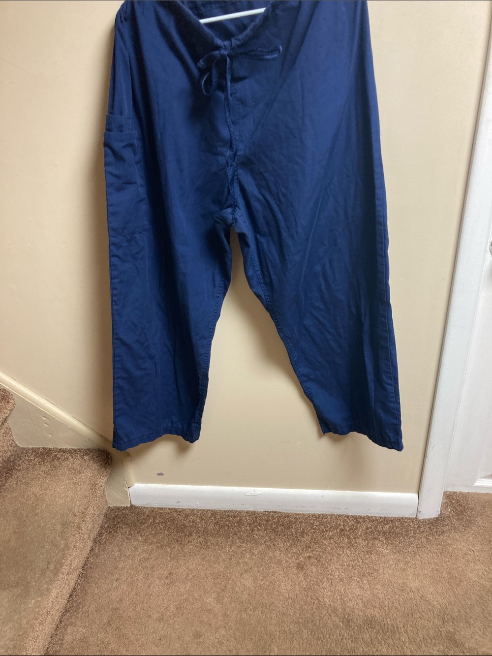 Women's Navy Drawstring Joggers